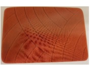 Коврик на резиновой основе Турция Flo 60*100 1 предм 3224 оранжевый