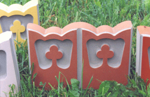 Форма Бордюр 300х190х70см Цветы РАСПРОДАЖА