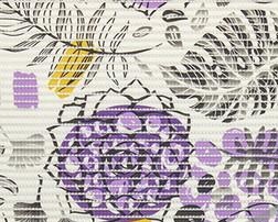 Коврик резиновый Вилина /0,65*15м/ 112FL сиреневый