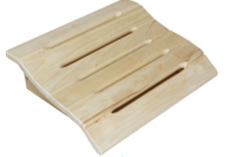 Подголовник осина 400*330мм фигурный