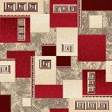 Дорожка Войлок 1м 1286 бордо /Абстр/