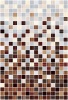 Керамическая плитка стена Керамин Гламур 3С коричневая микс 27,5*40