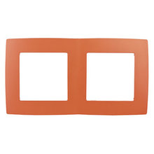 Эра12 оранжевая установочная рамка 2-я 12-5002-22