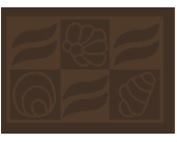 Коврик на резиновой основе Турция Flo 60*100 1 предм 3002 коричневый