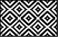 Ковер Декорелла Вельвет 0,6*1 V167 черн