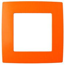 Эра12 оранжевая установочная рамка 1-я 12-5001-22