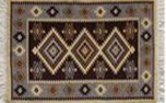 Ковер хлопковый Kilim Usak 0,6*1,2 1871 кор/беж