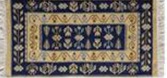 Ковер хлопковый Kilim Usak 0,6*1,2 1371 син/беж