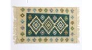 Ковер хлопковый Kilim Usak 0,6*0,9 02 зел 