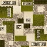 Палас Войлок 2*4,5 1286 зел /Абстр/