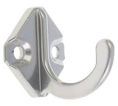 Крючок одинарный носорог 25мм хром 952/916/1506