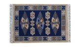 Ковер хлопковый Kilim Usak 0,5*0,8 11580102 син