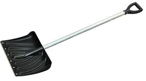 Лопата для уборки снега пластиковая с планкой Крепыш с/ч 440*315