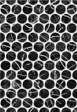 Керамическая плитка стена Керамин Помпеи 1 тип 1 черная 27,5*40*0,75