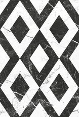 Панно Керамин Помпеи бело-черное 27,5*40
