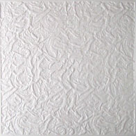 Потолочная плитка Уют прессованная белая париж /48/