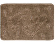 Коврик на резиновой основе Турция Flo 50*80 1 предм 3001 карамель