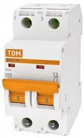 Выключатель автомат TDM 47-29 2П двухполюсный 25А C 4,5кА SQ0206-0095