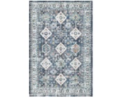 Ковер Маврика 1,4*2 7312А антрацит/оранж