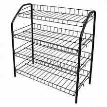 Этажерка металлическая разборная 4 полки 70*66*30 ЭТ1/Ч