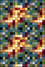 Ковер детский Колибри/Манго 0,8*1,5 11161-130 Мозайка микс 