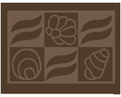 Коврик на резиновой основе Турция Flo 50*80 1 предм 3002 карамель