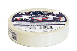 Скотч малярный 50мм х 50м Unibob 134847 /36/