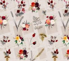 Клеенка Амарант 6607B на нетканой основе ширина 1,37м