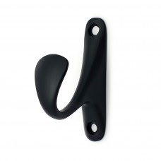 Крючок одинарный носорог 68мм черный 214