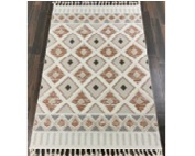 Ковер Пушистики Виченца 1,2*1,7 B0242A оранж/кор