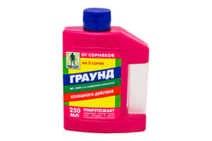 Гербицид граунд от любых сорняков 250мл /43587/