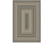 Ковер Парос 1,2*1,7 6672А черн/крем