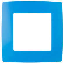Эра12 голубая установочная рамка 1-я 12-5001-28