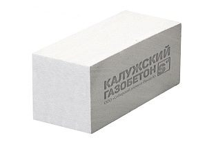 Блок из ячеистого газобетона 625*250*300 D500/600/0,047м3/Калужский газобетон /40/ — фото в Интердекор