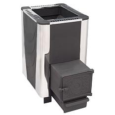 Печь березка 15 универс в740*ш440*д510мм Dдым 115мм Vпом 8-16м3 дрова