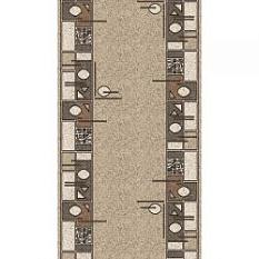 Дорожка Лайла де Люкс 1,5м 15804_10822 беж /Абстр/