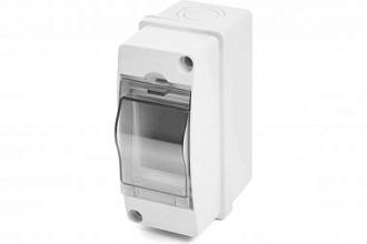 Бокс пластик ЩРН-П 2 модуля с дверцей IP65 120х120х50 39932