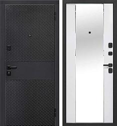 Дверной блок метал Флорида 7,5 205*96 1,4мм левая белая зеркало 2 замка