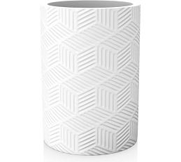 Стакан полирезин для зубных щеток белый Delicate White FOR-DLW044