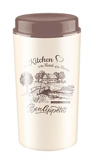 Емкость 1,7л для сыпучих продуктов с декором /431229707/