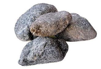 Камни для бани талькохлорит 20кг обвалованный коробка 