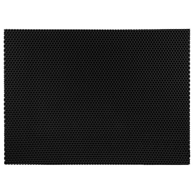 Коврик грязезащитный  резиновый  Соты 67*82  черный ъъ