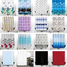 Штора для ванной комнаты полиэстер&nbsp;&nbsp;2,0*1,7м эконом с рисунком 