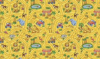 Палас детский Войлок 2*4 Сафари беж