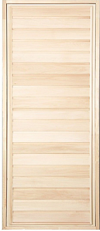 Дверь для бани липа ДГ 1800/1900*700мм горизонтальная с коробкой А //д