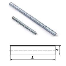 Шпилька резьбовая цинк  8*2000