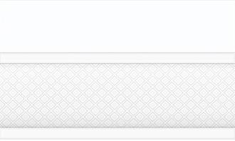 Бордюр Нефрит-Керамика Катрин белый 13-01-1-25-43-00-1451-0 15*25