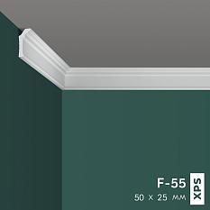 Потолочный плинтус Праймдекор 2м F-55 50/20 /105/
