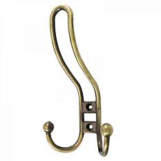 Крючок 3-х рожковый 134х57 бронза/1205/12