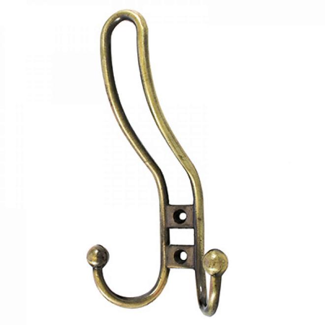 Крючок 3-х рожковый 134х57 бронза/1205/12